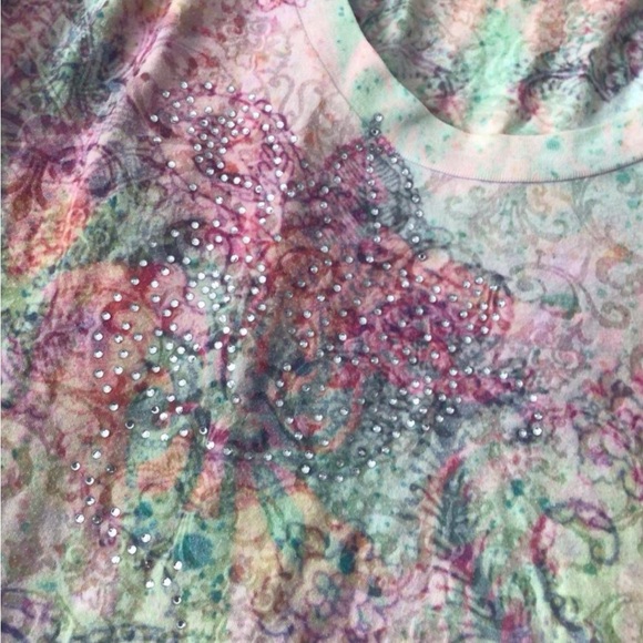 Multi Color Rhinestone Top - Picture 5 of 6